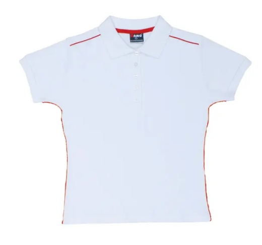 Picture of RAMO, Ladies Pique Knit With Piping Polo